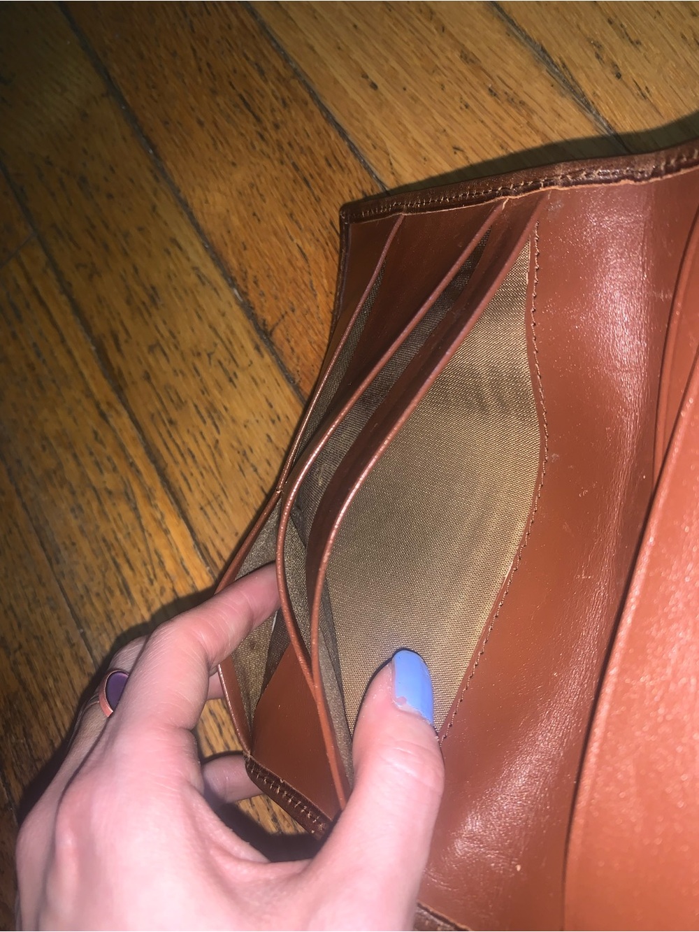 Leather passport holder - Picture 12 of 15
